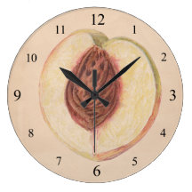 Vintage Peach Wall Clock