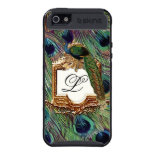 Vintage Peacock 9 Feathers Elegant Trendy Chic iPhone 5 Cover