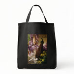 Vintage Peacock Tote Bags