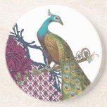 Vintage Peacock Coasters