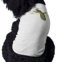 Vintage Peacock Doggie T Shirt