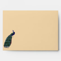 Vintage Peacock Envelopes