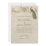 Vintage Peacock & Etchings Wedding Invitation Vintage Peacock & Etchings Wedding Invitation