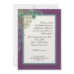 Vintage Peacock, Feathers - Couple Shower Personalized Invite