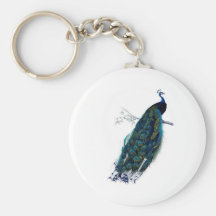 Vintage Peacock Key Chain