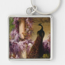 Vintage Peacock Key Chain