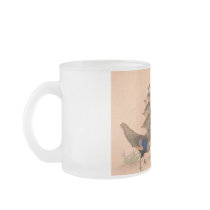 Vintage Peacock Mugs