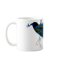 Vintage Peacock Mugs
