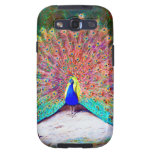 Vintage Peacock Painting Samsung Galaxy S3 Cases