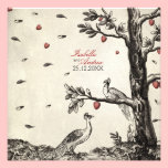 Vintage Peacocks in Love - wedding invitations