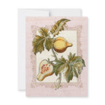 Vintage Pears Autumn Harvest Dinner Party Invite