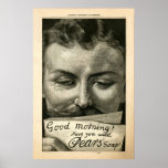 Vintage Pear's Soap Ad from 1890 posters