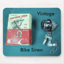 Vintage , Pearson, Bike Siren Mouse Pads