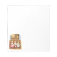 Vintage Pease Porridge Hot Childrens Nursery Rhyme Memo Note Pads