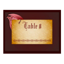 Vintage Peeking Demon Halloween Table Setting Card Postcards
