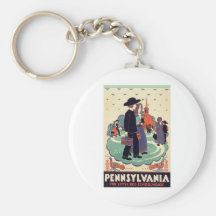 Vintage Pennsylvania Schoolhouse Key Chain