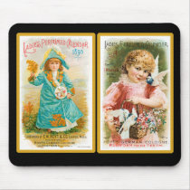Vintage Perfume Trade Card Mousepad #2 by TheMousepadShoppe Vintage Perfume Trade Card Mousepad #2