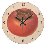 Vintage Persimmon Wall Clock