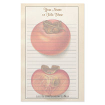 Vintage Persimmons Stationery