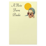 vintage Personalized Stationery A note from name