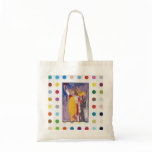 Vintage Peter Max style Lady Liberty Polka dot Bag