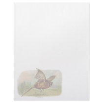Vintage Pheasant Letterhead