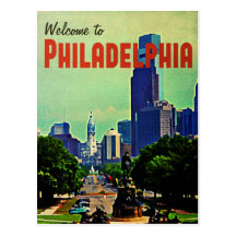 Vintage Philadelphia Travel Postcard