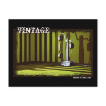 VINTAGE PHONE POST CARD postcards by LadyKassie VINTAGE PHONE POST CARD postcards