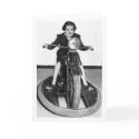 Vintage Photo - Girl on Cycle cards by ladawna Vintage Photo - Girl on Cycle cards