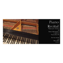 Vintage Piano Invitation