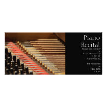 Vintage Piano Invitation