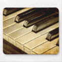 Vintage Piano Keys Mousepad mousepad