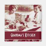 Vintage Picnic Kitchen Magnet