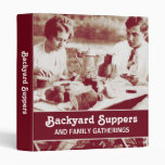 Vintage Picnic Recipe Binder