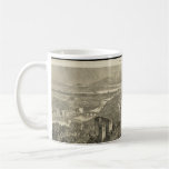 Vintage Pictorial Map of Dublin Ireland (1890) Coffee Mugs