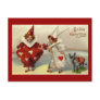postcard, valentines day, child, pierrot, costume,