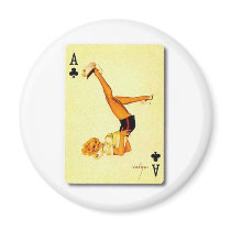 vintage pin up ace magnets