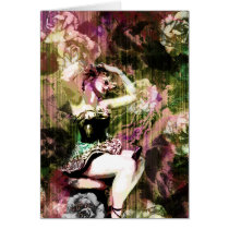 Vintage Pin Up Card
