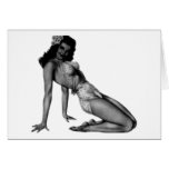 Vintage Pin Up Design! Card