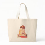 Vintage Pin Up Girl Canvas Bags