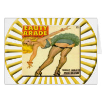 Vintage Pin Up Girl Greeting Cards