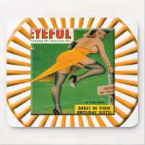 Vintage Pin Up Girl Mousepads