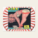 Vintage Pin Up Girl Post Card