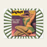Vintage Pin Up Girl Postcard