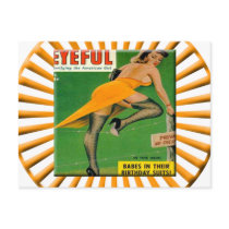 Vintage Pin Up Girl Postcard