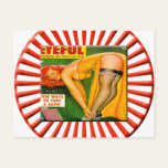 Vintage Pin Up Girl Postcard