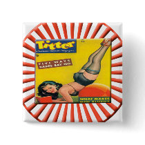 Vintage Pin Up Girl T-shirts and Gifts buttons