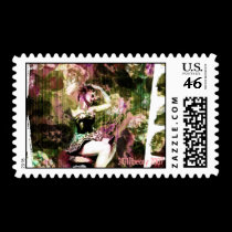 Vintage Pin-Up Postage postage