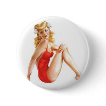 vintage pin up red