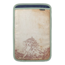 Vintage Pink Angels MacBook Sleeve